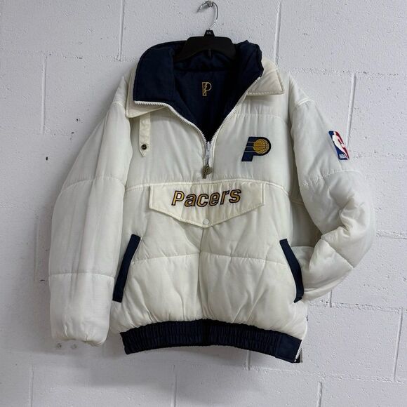 Vintage 90’s Indianapolis Pacers NCAA REVERSIBLE Puffer - Picture 6 of 9